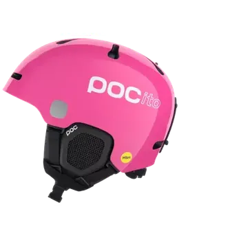 POC POCito Fornix MIPS dětská lyžařská helma Fluorescent Pink vel. XS-S (51-54 cm)