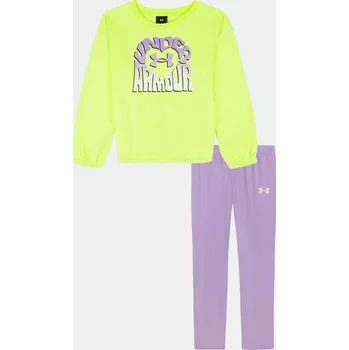 Dívčí set Under Armour UA CREWNECK LEGGING SET UAFII97R-743 Růžová 4-5YR