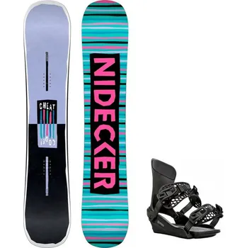 Snowboard Snowboard komplet Nidecker Cheat Code W 25/26 + vázání RAVEN King Velikost: 146 cm, Velikost vázání: M