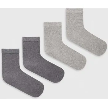 Dětské ponožky United Colors of Benetton 4-pack 6GRD07028.G.CONTINUATIV šedá 90X, vel. 20/24