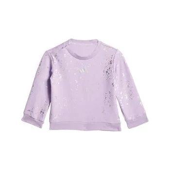 Dámské legíny adidas Souprava mikina a legíny Everyday Glam JW2434 Fialová Regular Fit 2_3Y