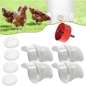 Pro ptáka KRMÍTKO PRO KUŘATA ZÁSOBNÍK NA KRMIVO PRO HOSPODÁŘSTVÍ ODOLNÉ PROTI VLHKOSTI