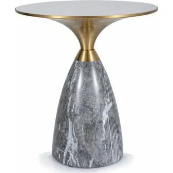 Toaletní stolek Odkládací stolek ARJAN - bílý / šedý