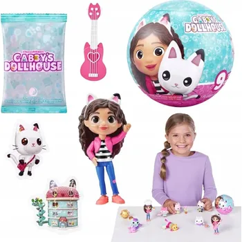 Figurka KOULE ZURU 5 PŘEKVAPENÍ GABBY'S DOLLHOUSE 5 PŘEKVAPENÍ GÁBININ KOUZELNÝ DOMEK