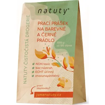 Prací prášek Prací prášek na barevné a černé prádlo - bez vůně, 1 kg