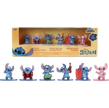 Figurka Jada Stitch Kovové sběratelské nanofigurky 1,65 palce sada 6 ks