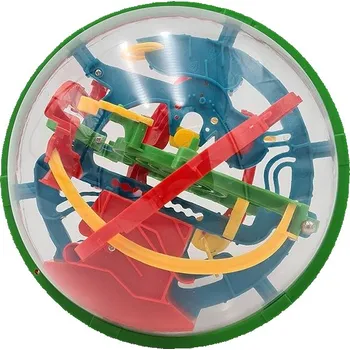 Kuličková dráha TopKing Intellect Ball, 3D bludiště pro trénink mozku, 138 překážek