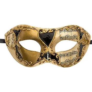Karnevalová maska Carnival Toys Benátská škraboška s motivem not