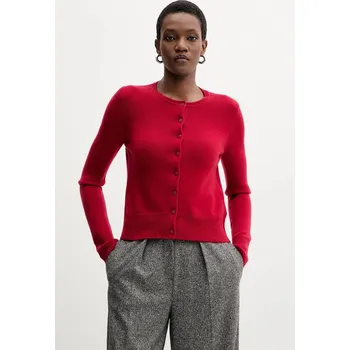 Dámský svetr Kardigan s vlnou Marella dámský, červená barva, 2523346084200 33X, vel. L