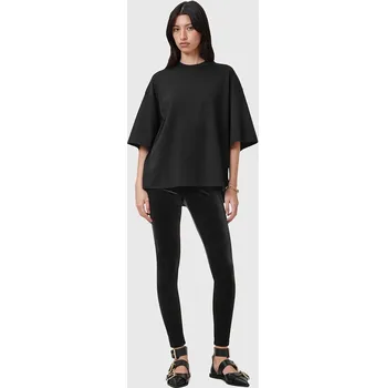 Dámské legíny Legíny AllSaints CORA dámské, černá barva, hladké, W006TZ 99X, vel. 36