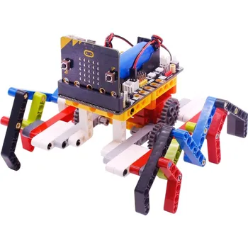 Elektronická stavebnice Yahboom Spider:bit – programovatelný pavoučí robot pro micro:bit