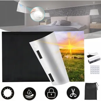 Roleta ZATEMŇOVACÍ ZÁVĚSY 100 X 145 CM, ZATEMŇOVACÍ ROLETA DO LOŽNICE, KANCELÁŘE