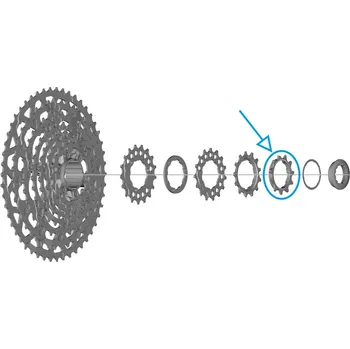 Kazeta přesmyku SHIMANO CS-LG700 Pastorek 11z. pro Linkglide