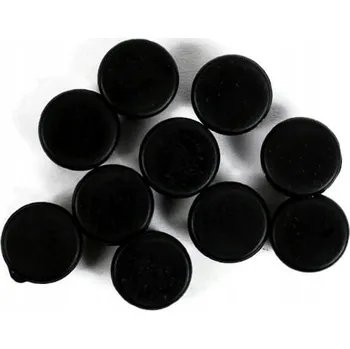 Dekorativní magnet MAGNETY / ZNAČKY NA MAPU 10 KUSŮ ČERNÉ 13 mm