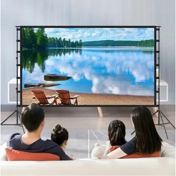 Projekční technika Projekční plátno 120" 16:9 s držákem pro domácí kino, výška 2,6 m