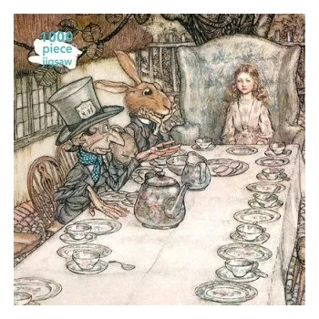 Cizojazyčná kniha Adult Jigsaw Puzzle Arthur Rackham: Alice in Wonderland Tea Party (Flame Tree Studio)(Hra)