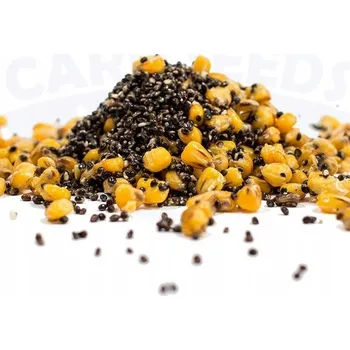 Návnadová surovina CARP SEEDS SMĚS KONOPÍ KUKUŘICE 2 KG