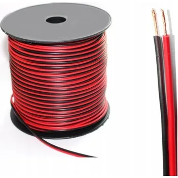 elektrický kabel Reproduktorový kabel PRC CCA 2x0,5, 2 x 0,5 mm2, 3 m