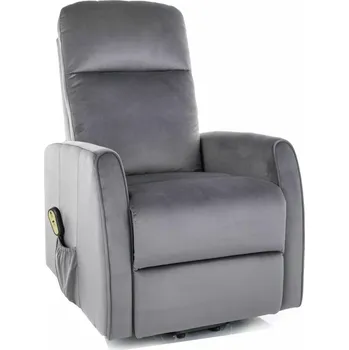 Křeslo Polohovací křeslo ANDRES - šedé