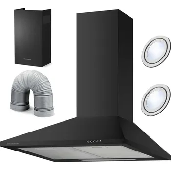 Digestoř Komínový odsavač par 60 cm Berdsen BT-214 černý