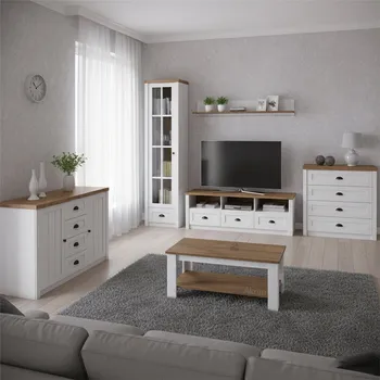 Obývací stěna Obývací stěna PROVENCE a | 6 dílů | 426 cm + 120x60 cm | andersen/lefkas