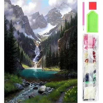 Diamantové malování Pronett XJ5144 Diamantové malování Vodopád