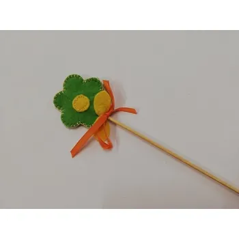 Filcový zápich na špejli - Velikonoce - kytička č.12