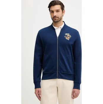 Pánská mikina Bavlněná mikina Polo Ralph Lauren Long Sleeve Sweatshirt 710970280 modrá 55X, vel. L