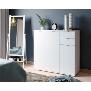 Nábytek CASARREDO JESSICA komoda 3D2S, bílá