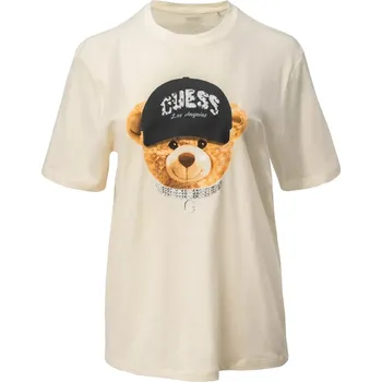 Dámská móda GUESS TEDDY BEAR HAT SS T- V5BI09I3Z14 G1O6 L Velikost: M