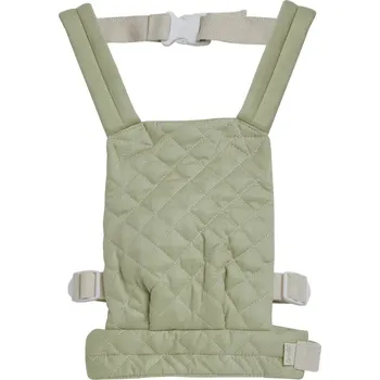 Doplněk pro panenku Olli Ella Nosítko pro panenky Sage Olli Ella Dinkum Dolls Quilted Carrier Sage