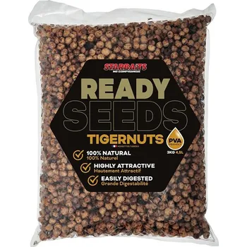 Návnadová surovina Partikl Starbaits Ready Seeds Tigernuts Natural 3kg