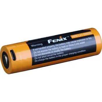 Článková baterie baterie Fenix dobíjecí 21700 5000mAh s USB-C (Li-Ion)