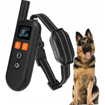 Obojek pro psa ELEKTRONICKÝ VÝCVIKOVÝ OBOJEK PRO PSA VODĚODOLNÝ 1000M + DÁLKOVÝ OVLADAČ