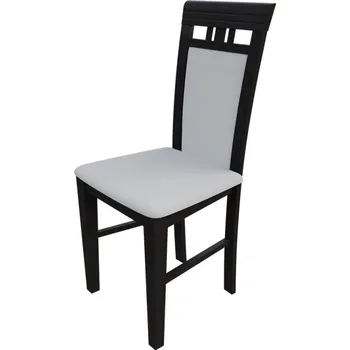 Jídelní židle Jídelní židle MOVILE 12 - wenge / bílá ekokůže