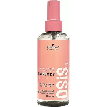 Kosmetika Schwarzkopf Professional OSiS Hairbody lehce fixační sprej na objem vlasů 200 ml + Prodloužená možnost vrácení zboží do 30 dnů.