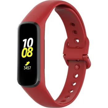 Příslušenství k chytrým hodinkám VSECHNONAMOBIL 44251 BUTTERFLY Silikonový řemínek Samsung Galaxy Fit 2 červený