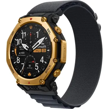 Příslušenství k chytrým hodinkám DUX 124854 NYLON Výměnný řemínek pro Amazfit T-Rex 3 Pro 48mm tmavě šedý