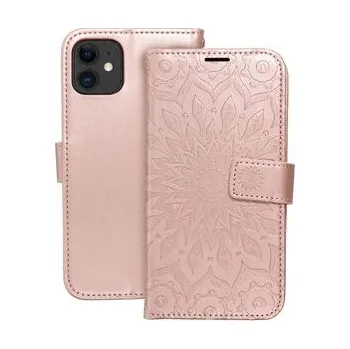 Pouzdro na mobilní telefon Pouzdro MEZZO Book pro IPHONE 11 mandala zlaté růžové - OEM + zdarma možnost vyzkoušet a vrátit zboží do 30 dní