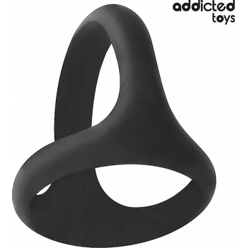 Addicted Toys Thick Triple Penis Ring, trojitý erekční kroužek