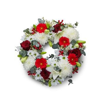 Smuteční dekorace Smuteční věnec Adeline Malý - Belles Fleurs