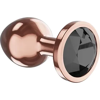 Anální šperk Lola Games Diamond Shine Small (Jet)