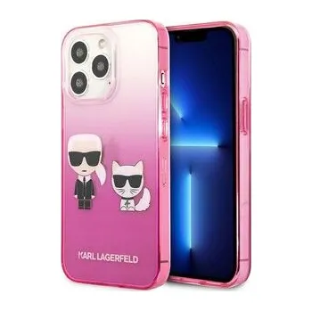 Pouzdro na mobilní telefon KARL LAGERFELD kryt pro IPHONE 13 Pro KLHCP13LTGKCP (K Choupette Centered) růžový - Karl Lagerfeld + zdarma možnost vyzkoušet a vrátit zboží do 30 dní