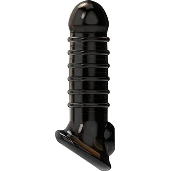 Návlek na penis VirilXL Penis Extender V15 (Black), návlek na penis a varlata