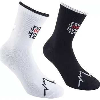 Pánské ponožky La Sportiva FOR YOUR MOUNTAIN SOCKS Black/White 41-43 EU