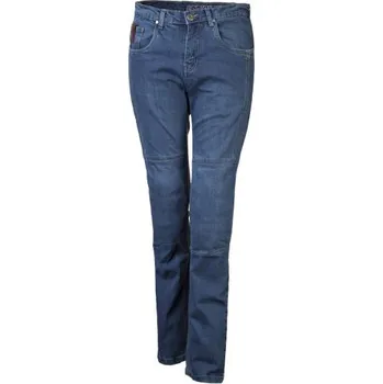 Moto kalhoty Dámské motocyklové kevlarové jeansy Lookwell JUNE Jeans modré Velikost: S