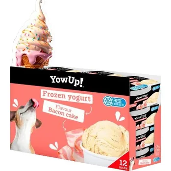 Pamlsek pro psa Mrazitelný jogurt pro psy - Slanina - Yow Up, 110 g