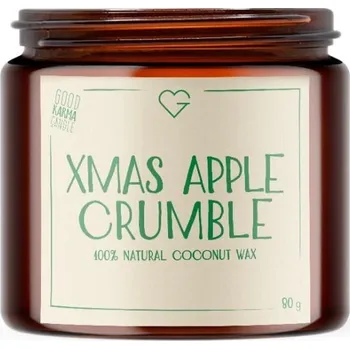 Svíčka Svíčka s bavlněným knotem - Vánoční jablečný koláč, 80 g