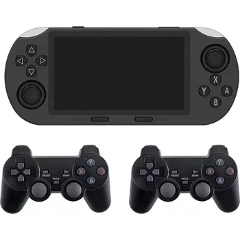 Herní konzole Retro konzole SF3000 4,5\" 64GB černá 20000 her Gamebox: konzole + 2 ovladače