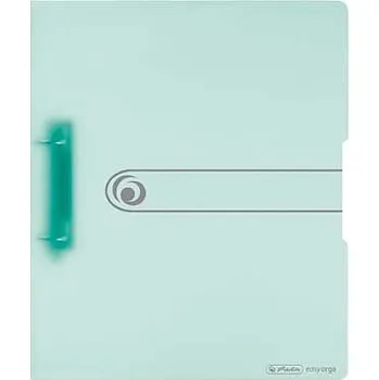 desky na sešit Herlitz Pořadač A4 mint Easy Orga (Herlitz) – dvoukroužkový transparentní PP, 4 cm